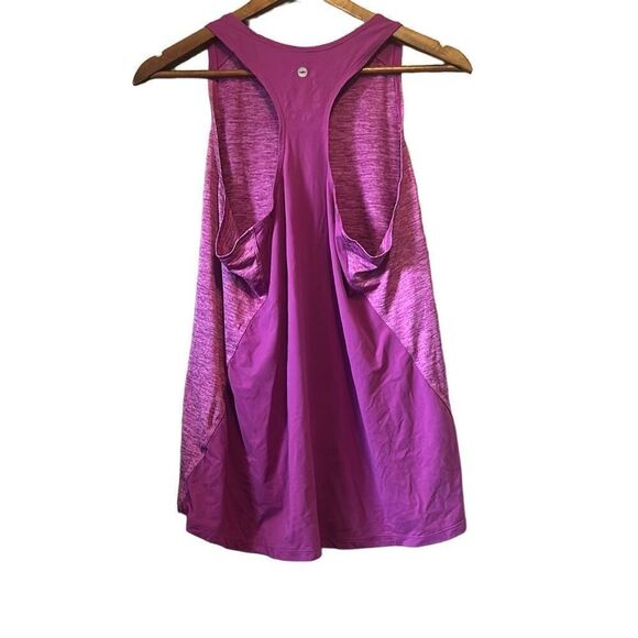 Avia Active Tank Top Womens Medium Purple Heathered Sleeveless Athletic Workout - Picture 4 of 4